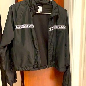 Vans crop top rain jacket